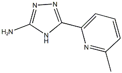 5-(6-methylpyridin-2-yl)-4H-1,2,4-triazol-3-amine Struktur