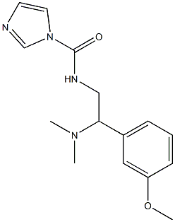 N-[2-(dimethylamino)-2-(3-methoxyphenyl)ethyl]-1H-imidazole-1-carboxamide Struktur