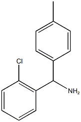 (2-chlorophenyl)(4-methylphenyl)methanamine Struktur