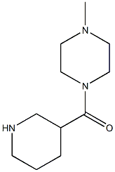 1-methyl-4-(piperidin-3-ylcarbonyl)piperazine Struktur