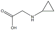 2-(cyclopropylamino)acetic acid Struktur