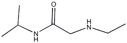 2-(ethylamino)-N-(propan-2-yl)acetamide Struktur