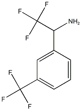 2,2,2-trifluoro-1-[3-(trifluoromethyl)phenyl]ethan-1-amine Struktur