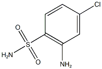 2-amino-4-chlorobenzene-1-sulfonamide Struktur