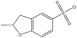 2-methyl-2,3-dihydro-1-benzofuran-5-sulfonyl chloride Struktur