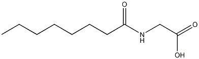 2-octanamidoacetic acid Struktur