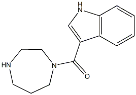 3-(1,4-diazepan-1-ylcarbonyl)-1H-indole Struktur