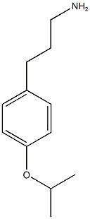 3-[4-(propan-2-yloxy)phenyl]propan-1-amine Struktur