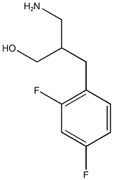 3-amino-2-[(2,4-difluorophenyl)methyl]propan-1-ol Struktur