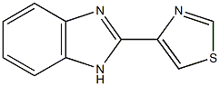 4-(1H-1,3-benzodiazol-2-yl)-1,3-thiazole Struktur