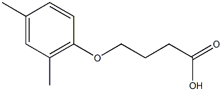 4-(2,4-dimethylphenoxy)butanoic acid Struktur