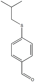 4-[(2-methylpropyl)sulfanyl]benzaldehyde Struktur