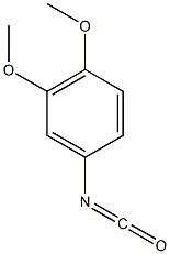 4-isocyanato-1,2-dimethoxybenzene Struktur