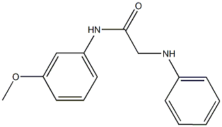 N-(3-methoxyphenyl)-2-(phenylamino)acetamide Struktur