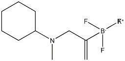 Potassium 3-(N-cyclohexylmethylamino)prop-1-en-2-yltrifluoroborate Struktur