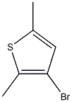 3-bromo-2,5-dimethyl-thiophene Struktur