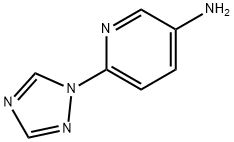 6-(1H-1,2,4-TRIAZOL-1-YL)PYRIDIN-3-AMINE Struktur