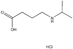 4-(ISOPROPYLAMINO)BUTANOIC ACID HYDROCHLORIDE Struktur