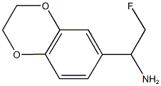 1-(2,3-DIHYDRO-1,4-BENZODIOXIN-6-YL)-2-FLUOROETHANAMINE Struktur