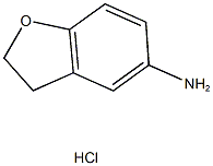 2,3-DIHYDRO-1-BENZOFURAN-5-AMINE HYDROCHLORIDE Struktur