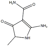 2-AMINO-5-METHYL-4-OXO-4,5-DIHYDRO-1H-PYRROLE-3-CARBOXAMIDE Struktur