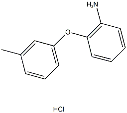 2-(3-METHYLPHENOXY)ANILINE HYDROCHLORIDE Struktur