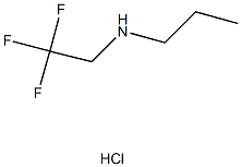 N-(2,2,2-trifluoroethyl)propan-1-amine hydrochloride Struktur