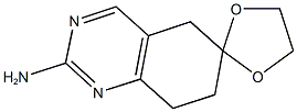 7',8'-dihydro-5'H-spiro[1,3-dioxolane-2,6'-quinazolin]-2'-amine Struktur