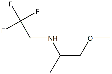 N-(2-methoxy-1-methylethyl)-N-(2,2,2-trifluoroethyl)amine Struktur