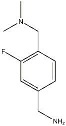 {4-[(dimethylamino)methyl]-3-fluorophenyl}methanamine Struktur