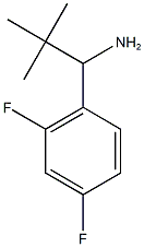 1-(2,4-difluorophenyl)-2,2-dimethylpropan-1-amine Struktur