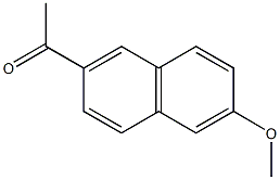 1-(6-methoxynaphthalen-2-yl)ethan-1-one Struktur