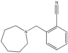 2-(azepan-1-ylmethyl)benzonitrile Struktur