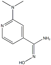 2-(dimethylamino)-N'-hydroxypyridine-4-carboximidamide Struktur