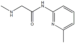 2-(methylamino)-N-(6-methylpyridin-2-yl)acetamide Struktur