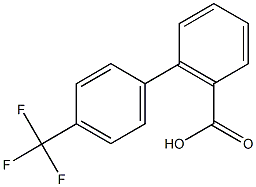 2-[4-(trifluoromethyl)phenyl]benzoic acid Struktur