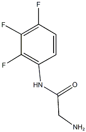 2-amino-N-(2,3,4-trifluorophenyl)acetamide Struktur