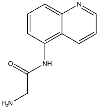 2-amino-N-quinolin-5-ylacetamide Struktur