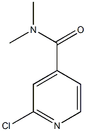 2-chloro-N,N-dimethylpyridine-4-carboxamide Struktur