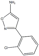 3-(2-chlorophenyl)-1,2-oxazol-5-amine Struktur