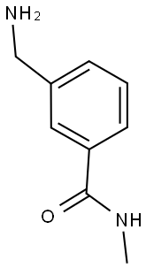 3-(aminomethyl)-N-methylbenzamide Struktur