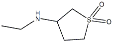 3-(ethylamino)-1$l^{6}-thiolane-1,1-dione Struktur