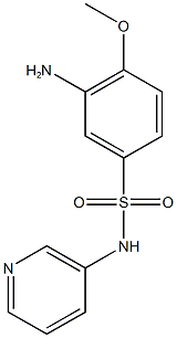 3-amino-4-methoxy-N-(pyridin-3-yl)benzene-1-sulfonamide Struktur