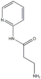 3-amino-N-pyridin-2-ylpropanamide Struktur