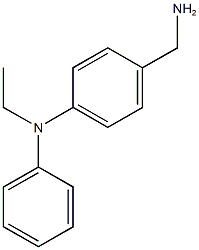 4-(aminomethyl)-N-ethyl-N-phenylaniline Struktur