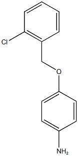 4-[(2-chlorophenyl)methoxy]aniline Struktur