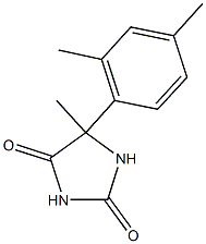 5-(2,4-dimethylphenyl)-5-methylimidazolidine-2,4-dione Struktur