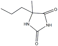 5-methyl-5-propylimidazolidine-2,4-dione Struktur