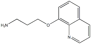 8-(3-aminopropoxy)quinoline Struktur