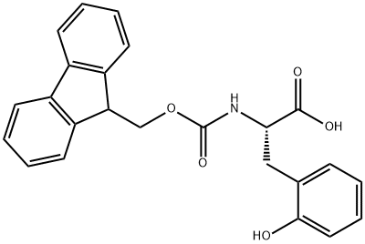 Fmoc-D-Phe(2-OH)-OH Structure